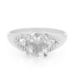 Bague en argent et Goshénite