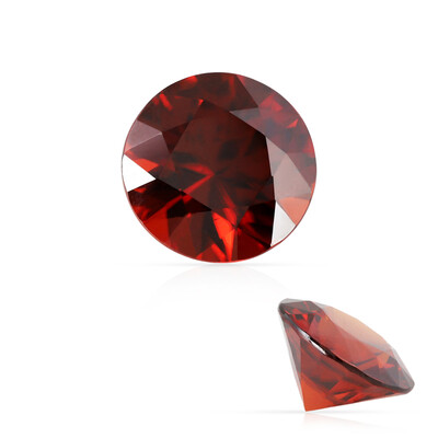 Gemme et Zircon rouge 7,866 ct