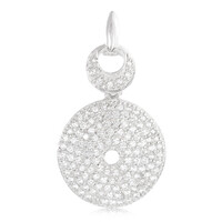 Pendentif en argent et Topaze blanche