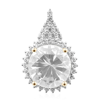 Pendentif en or et Danburite