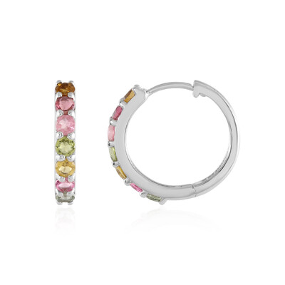 Boucles d'oreilles en argent et Tourmaline