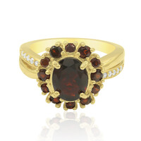 Bague en argent et Grenat