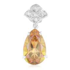 Pendentif en argent et Topaze Jungle