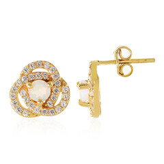 Boucles d'oreilles en argent et Opale Welo