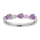 Bague en or et Saphir parme (CIRARI)