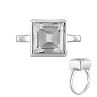 Bague en argent et Quartz blanc