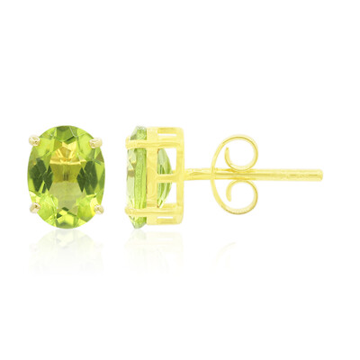 Boucles d'oreilles en argent et Péridot