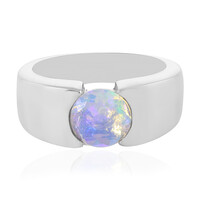 Bague en argent et Opale Welo
