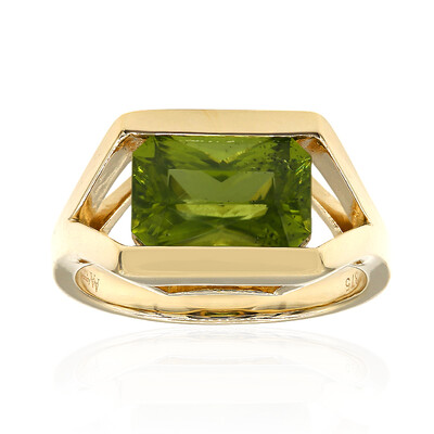 Bague en or et Péridot de l'Arizona (Amanda Adkins)