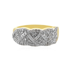 Bague en argent et Diamant I4 (J)