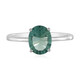 Bague en argent et Fluorite verte