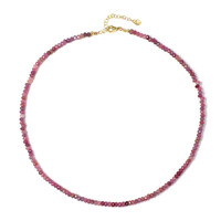 Collier en argent et Rubis du Mozambique