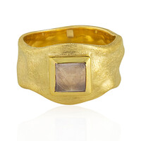 Bague en argent et Quartz rose