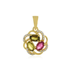 Pendentif en argent et Tourmaline