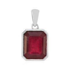 Pendentif en argent et Rubis de Madagascar