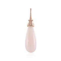 Pendentif en argent et Opale rose
