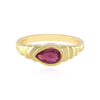 Bague en argent et Rubis de Madagascar