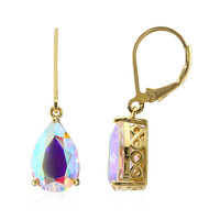 Boucles d'oreilles en argent et Quartz Rayon de Lune