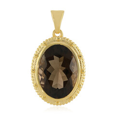 Pendentif en argent et Quartz fumé