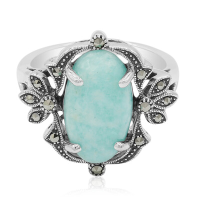Bague en argent et Amazonite