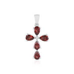 Pendentif en argent et Grenat du Mozambique