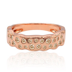 Bague en or et Diamant rose de France SI1 d'Argyle 