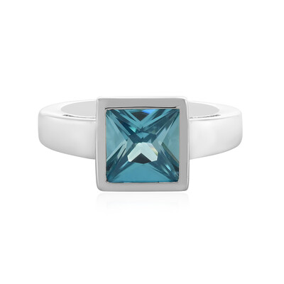 Bague en argent et Zircon de Ratanakiri (MONOSONO COLLECTION)