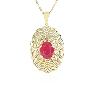 Collier en or et Rubis de Madagascar (Ornaments by de Melo)