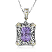 Collier en argent et Améthyste Rose de France (Dallas Prince Designs)