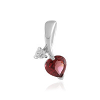 Pendentif en argent et Grenat du Mozambique