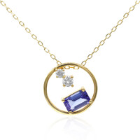 Collier en or et Tanzanite AAA (CIRARI)