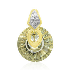 Pendentif en or et Améthyste verte (Glenn Lehrer)