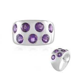 Bague en argent et Améthyste de Sibérie