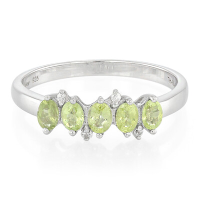 Bague en argent et Tourmaline Paraïba