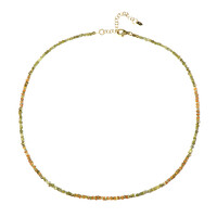 Collier en argent et Diamant jaune