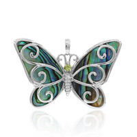 Pendentif en argent et Coquillage d'Abalone