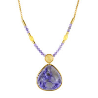 Collier en argent et Charoïte