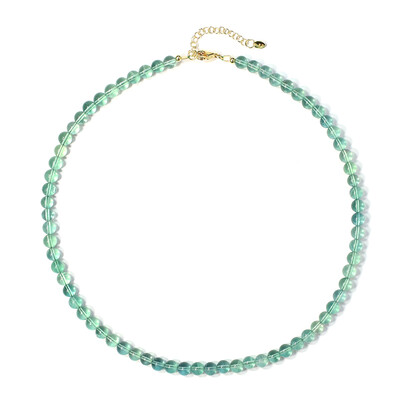 Collier en argent et Fluorite verte