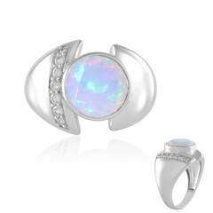 Bague en argent et Opale Welo AAA (de Melo)