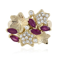 Bague en or et Rubis de Madagascar (Adela Gold)