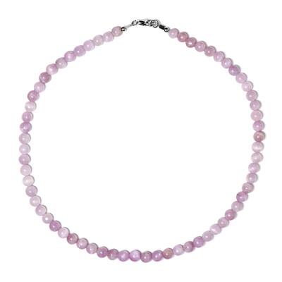 Collier en argent et Kunzite