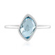 Bague en or et Topaze bleu ciel