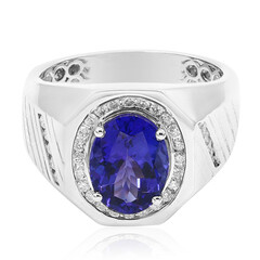 Bague pour homme en or et Tanzanite AAA (CIRARI)