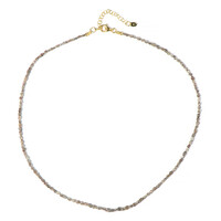 Collier en argent et Diamant champagne