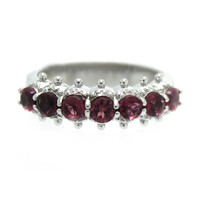 Bague en argent et Tourmaline rose (Dallas Prince Designs)