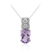 Collier en argent et Améthyste de Bolivie