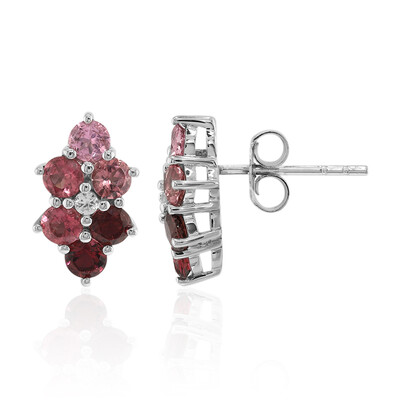 Boucles d'oreilles en argent et Tourmaline