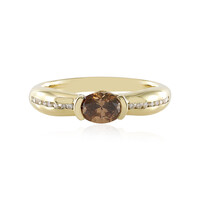 Bague en or et Diamant chocolat SI2 (de Melo)
