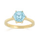 Bague en argent et Topaze bleu ciel