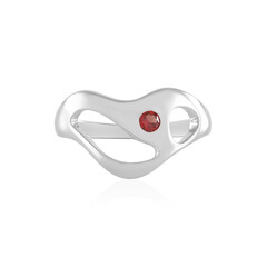 Bague en argent et Rubis de Tanzanie